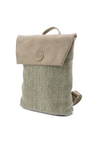 Plecak damski Rieker, z materiału syntetycznego o miękkiej strukturze z klapą i regulowanymi szelkami lekka forma do codziennego użytkowania, szary,. Kolor: szary. Materiał: syntetyk, materiał. Styl: casual #7