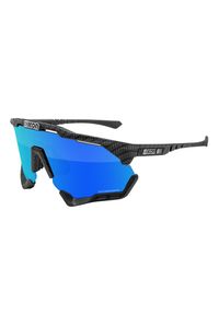 SCICON SPORTS - Okulary Scicon Aeroshade XL SCNPP carbon matt. Kolor: niebieski