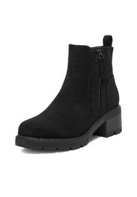 Clara Barson Botki CEO-HY58222-1 Czarny. Kolor: czarny. Materiał: materiał #5