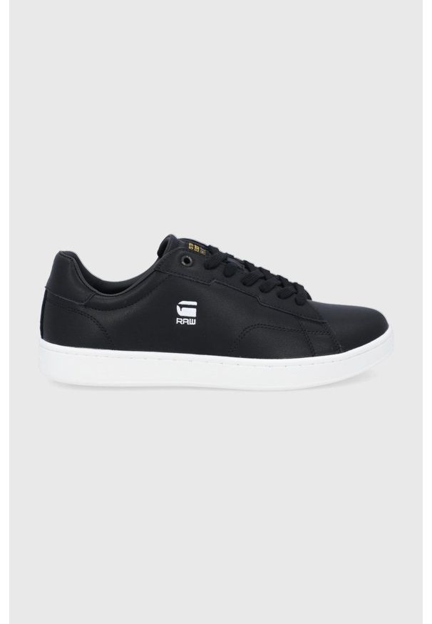 G-Star RAW - G-Star Raw Buty skórzane kolor czarny. Nosek buta: okrągły. Zapięcie: sznurówki. Kolor: czarny. Materiał: skóra