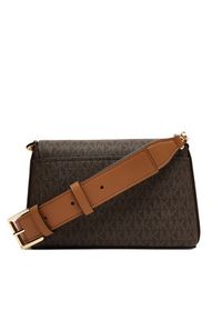 MICHAEL Michael Kors Torebka Nessa 30T5G8ZM1B Brązowy. Kolor: brązowy. Materiał: skórzane
