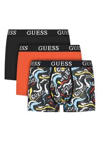 Guess Komplet 3 par bokserek U5GG15 K6YW1 Kolorowy. Materiał: bawełna. Wzór: kolorowy