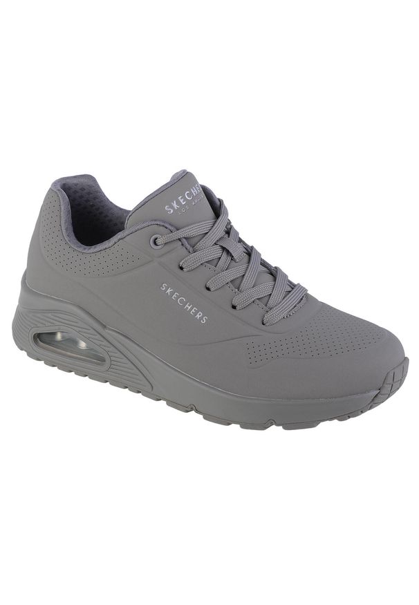 skechers - Buty do chodzenia damskie Skechers Uno-Stand on Air. Kolor: wielokolorowy, szary. Sport: turystyka piesza