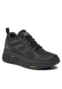 skechers - Skechers Półbuty Arch Fit Road Walker Pyles Peak 237490/BBK Czarny. Kolor: czarny. Materiał: materiał #3