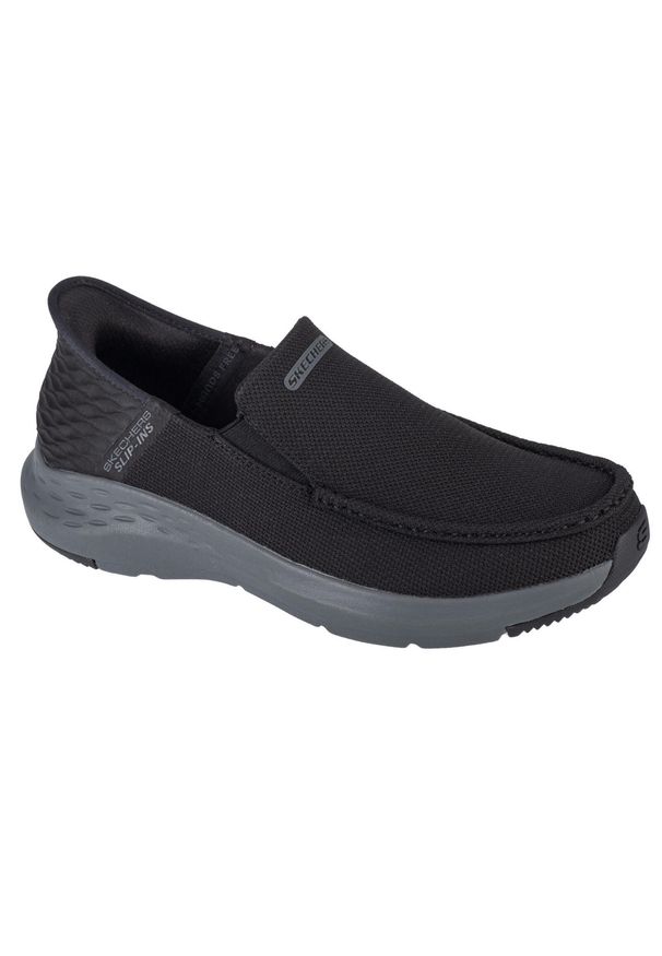 skechers - Buty SKECHERS SLIP INS 204804S Czarny. Kolor: czarny. Materiał: tkanina