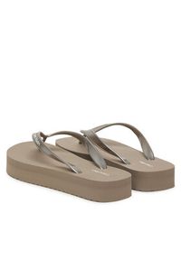 Calvin Klein Japonki Flatform Flip Flop Met Tpu HW0HW03120 Złoty. Kolor: złoty. Materiał: syntetyk #3
