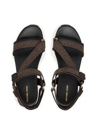 MICHAEL Michael Kors Sandały Bowie Sandal 43S6BWFA1B Brązowy. Kolor: brązowy. Materiał: skóra #3