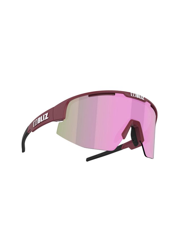 BLIZ - Okulary przeciwsłoneczne rowerowe Bliz Matrix SmallFace Burgundy M11. Kolor: czerwony, różowy, wielokolorowy
