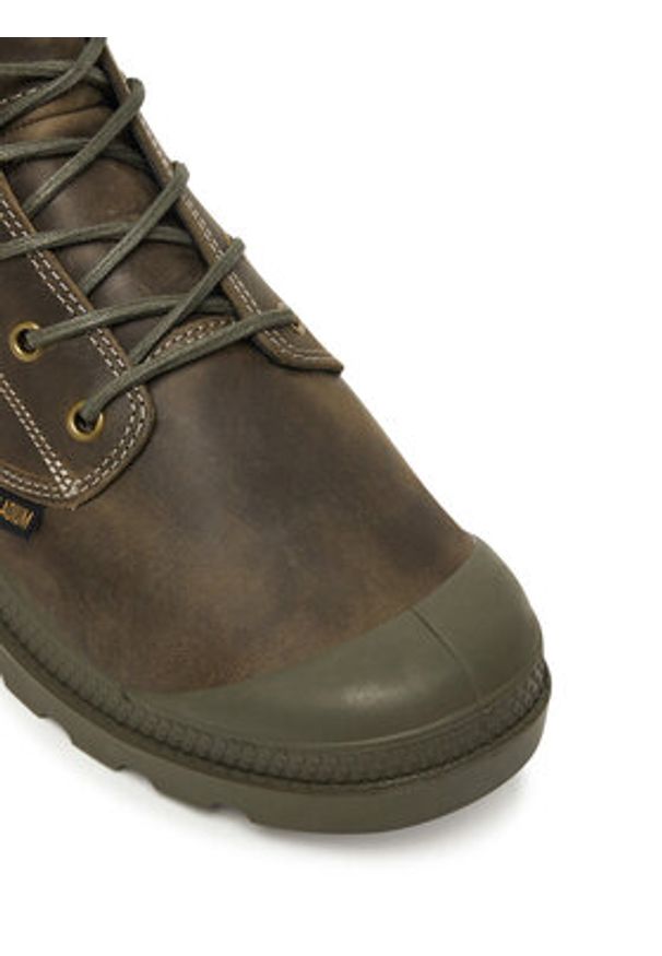 Palladium Trapery Pampa Zip Lth Legacy 79502-308-M Zielony. Kolor: zielony. Materiał: skóra