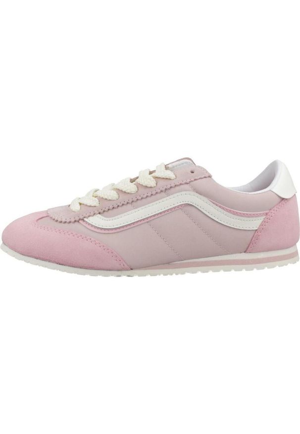 Tenisówki Vans Model Super Lowpro Kolor Rose. Kolor: różowy. Materiał: tkanina, skóra