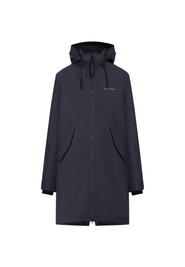 Parka dla kobiet Didriksons Fia. Kolor: niebieski. Sezon: zima, jesień