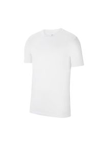Nike - T-shirt Męski Logo Park. Kolor: biały
