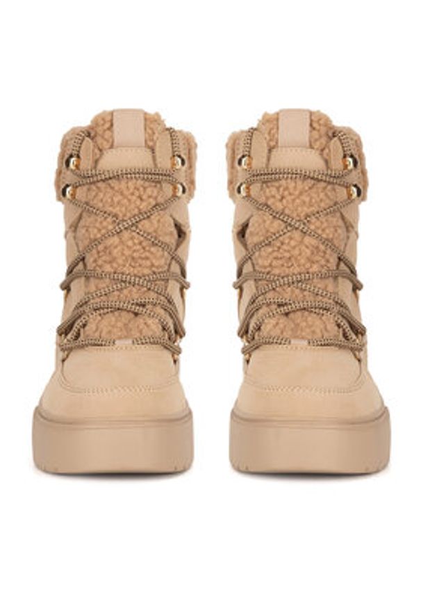 Jenny Fairy Trzewiki WS5895-13 Beżowy. Kolor: beżowy. Materiał: materiał