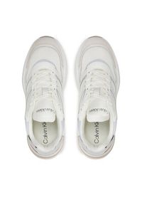 Calvin Klein Sneakersy Runner Lace Up Mesh HW0HW02133 Biały. Kolor: biały. Materiał: mesh #2
