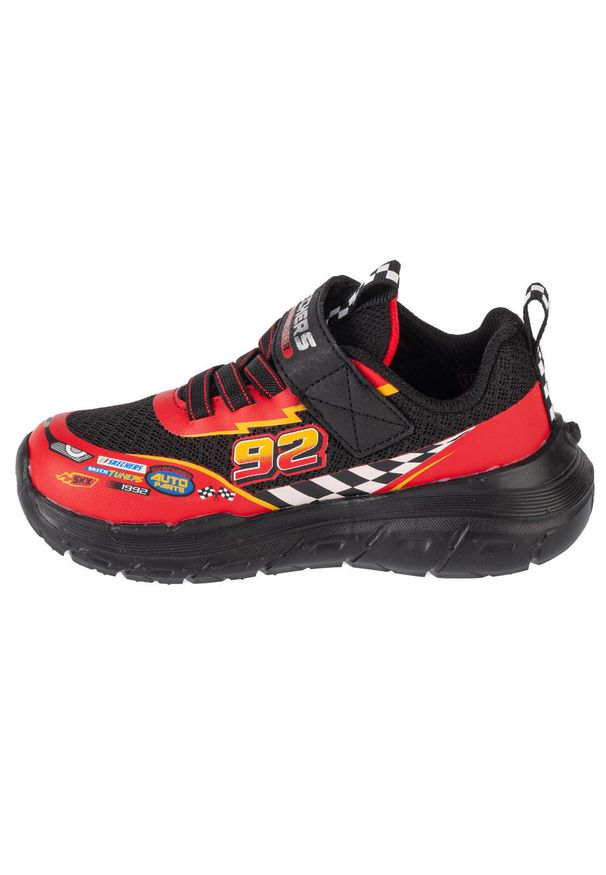 skechers - Tenisówki Skechers Model Skech Tracks Kolor Czerwony. Kolor: czerwony. Materiał: tkanina, syntetyk
