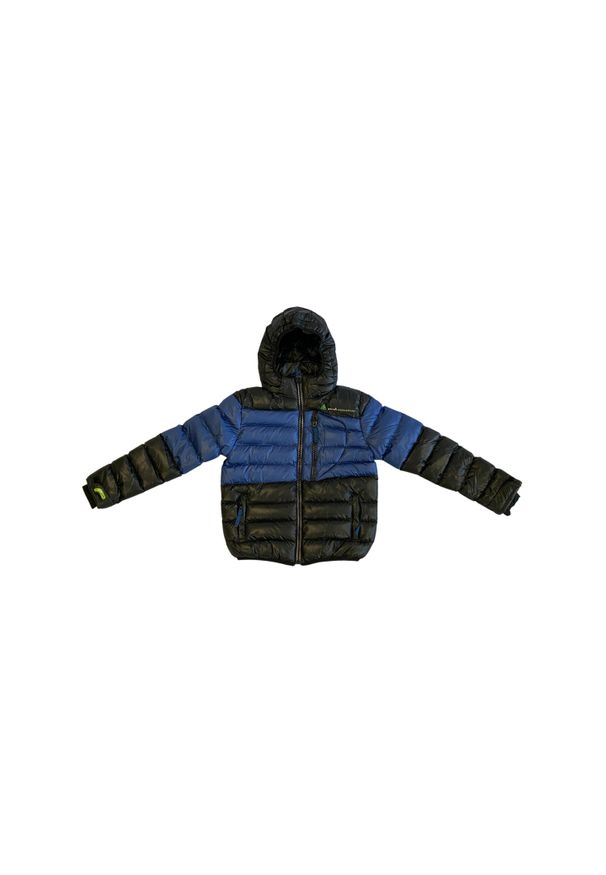PEAK MOUNTAIN - Kurtka narciarska dla dzieci Peak Mountain Ecaptin. Kolor: wielokolorowy, niebieski, czarny. Materiał: puch. Styl: sportowy