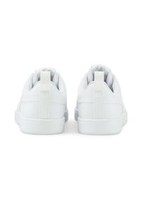 Buty do chodzenia dla dzieci Puma Rickie JR. Kolor: biały, wielokolorowy, szary. Materiał: syntetyk, tkanina, materiał. Sport: turystyka piesza