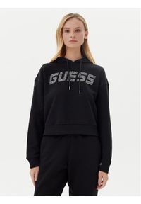 Guess Bluza V5GQ09 KCRP0 Czarny Relaxed Fit. Kolor: czarny. Materiał: bawełna