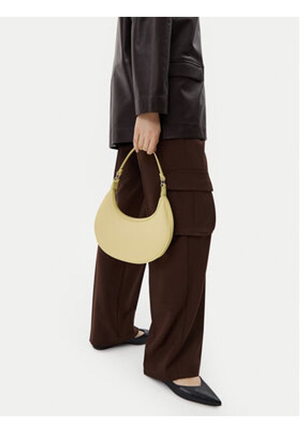 Pieces Torebka Pctina Shoulder Bag Tf 17159551 Żółty. Kolor: żółty. Materiał: skórzane