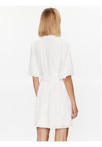Gina Tricot Sukienka letnia 20300 Biały Regular Fit. Kolor: biały. Materiał: syntetyk. Sezon: lato #5