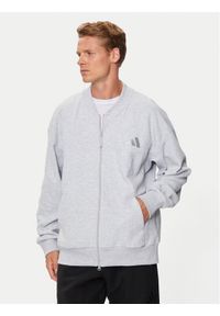 Adidas - adidas Bluza Elevated ALL SZN Terry Loop IY6584 Szary Loose Fit. Kolor: szary