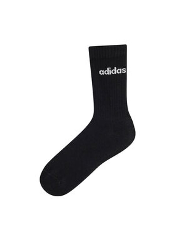 Adidas - adidas Skarpety długie IC1301 3-PACK Czarny. Kolor: czarny. Materiał: materiał