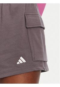 Adidas - adidas Szorty sportowe Essentials Small Logo JC5700 Szary Loose Fit. Kolor: szary. Materiał: bawełna #4