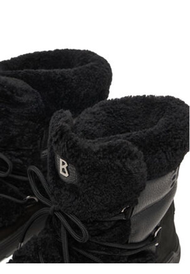 Bogner Śniegowce Chamonix S 10 A 22546704 Czarny. Kolor: czarny. Materiał: skóra