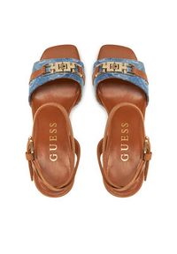 Guess Sandały FLJGR2 FAL03 Niebieski. Kolor: niebieski. Materiał: materiał