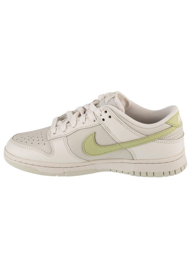 Nike - Buty sportowe Sneakersy damskie, Wmns Dunk Low. Kolor: beżowy. Sport: turystyka piesza