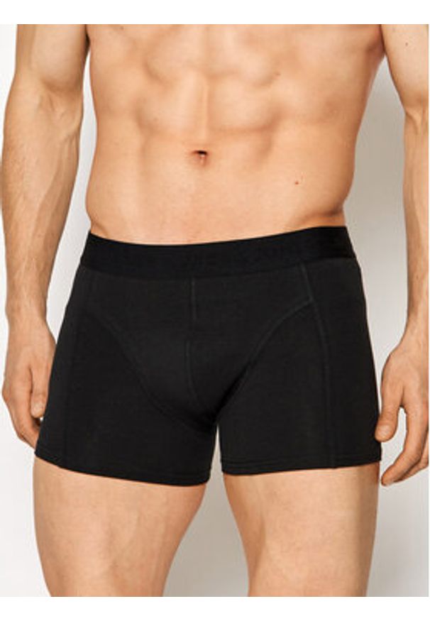 Jack & Jones - Jack&Jones Komplet 3 par bokserek Waistband 12127816 Czarny. Kolor: czarny. Materiał: bawełna