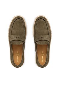 Geox Espadryle U Costuni U55MRA 00022 C3009 Khaki. Kolor: brązowy. Materiał: skóra, zamsz