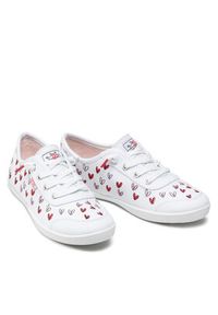 skechers - Skechers Sneakersy Love Brigade 113951/WRPK Biały. Kolor: biały. Materiał: materiał #5