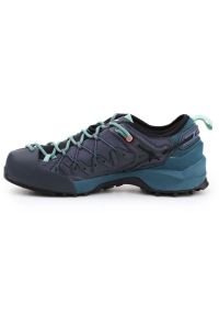 Buty Salewa Ws Wildfire Edge Gtx W 61376-3838 niebieskie. Kolor: niebieski. Materiał: guma, zamsz, syntetyk, mikrofibra. Szerokość cholewki: normalna. Wzór: gładki