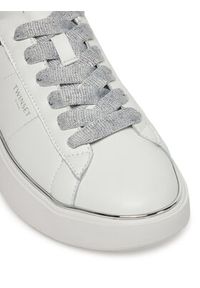 TwinSet - TWINSET Sneakersy 251TCP042 Biały. Kolor: biały. Materiał: skóra #2