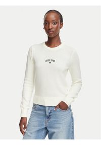 Guess Jeans Sweter W6YR40 Z1074 Kremowy Regular Fit. Kolor: kremowy. Materiał: bawełna #1