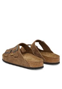 Birkenstock Klapki Arizona 1032678 Beżowy ciemny. Kolor: beżowy. Materiał: zamsz, skóra #6