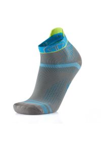 SIDAS - Skarpety do biegania dla doroslych Sidas Run Feel wysokosc kostki. Kolor: niebieski, szary, wielokolorowy. Materiał: elastan, włókno, poliamid. Sport: bieganie #2