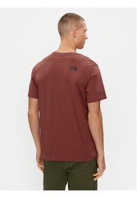 The North Face T-Shirt Simple Dome NF0A87NG Czerwony Regular Fit. Kolor: czerwony. Materiał: bawełna #3