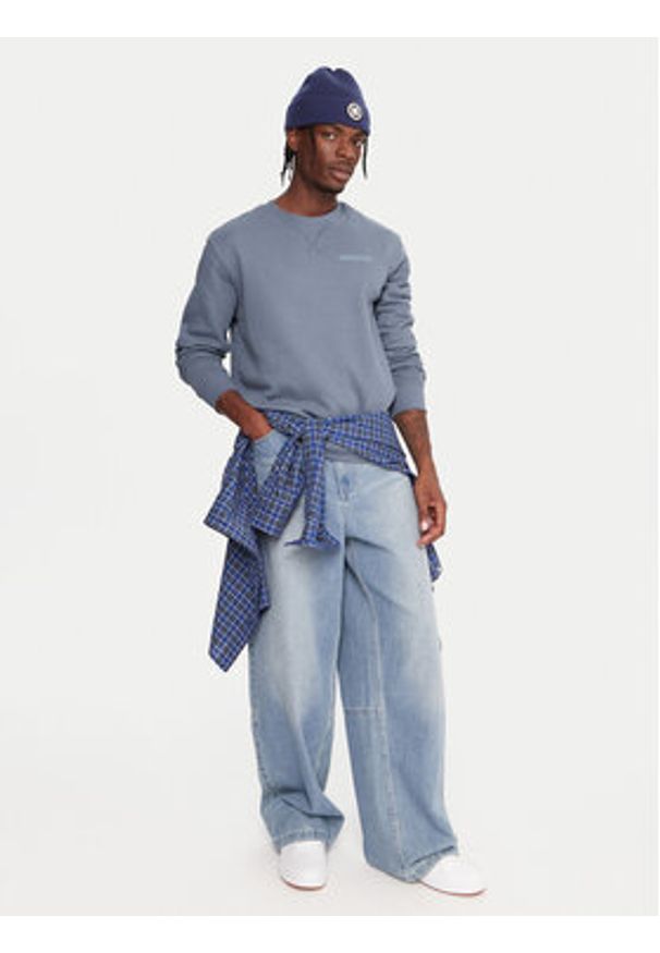 Quiksilver Bluza Salt Water Graphic EQYFT05127 Niebieski Comfort Fit. Kolor: niebieski. Materiał: bawełna