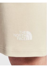 The North Face Szorty sportowe Graphic NF0A3S4F Beżowy Regular Fit. Kolor: beżowy. Materiał: bawełna. Styl: sportowy #4