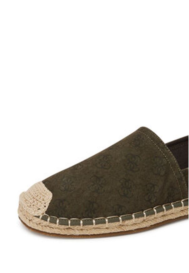 Guess Espadryle FMJELC FAB14 Zielony. Kolor: zielony. Materiał: materiał