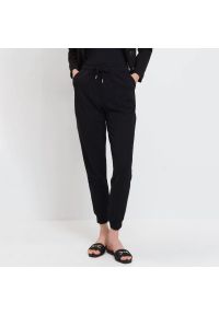 Mohito - Spodnie z lampasami - Czarny. Kolor: czarny #1