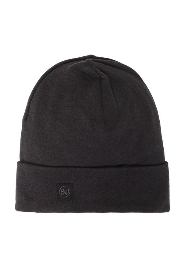 Buff Czapka Heavyweight Merino Wool Hat 111170.937.10.00 Czarny. Kolor: czarny. Materiał: wełna, materiał