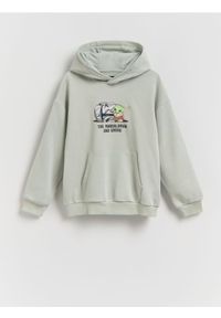 Reserved - Bluza STAR WARS - jasnozielony. Kolor: zielony. Materiał: dzianina, bawełna. Wzór: motyw z bajki #1