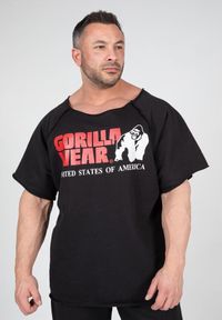 GORILLA WEAR - Classic Top do ćwiczeń - Czarny. Kolor: czarny. Sport: fitness