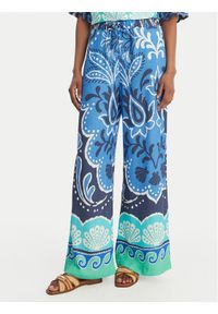 Banana Moon Spodnie materiałowe Alcaniz Cleariv MYY56 Błękitny Regular Fit. Kolor: niebieski. Materiał: wiskoza #1