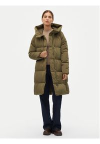 Vero Moda Płaszcz zimowy Stella 10300030 Zielony Loose Fit. Kolor: zielony. Materiał: syntetyk. Sezon: zima
