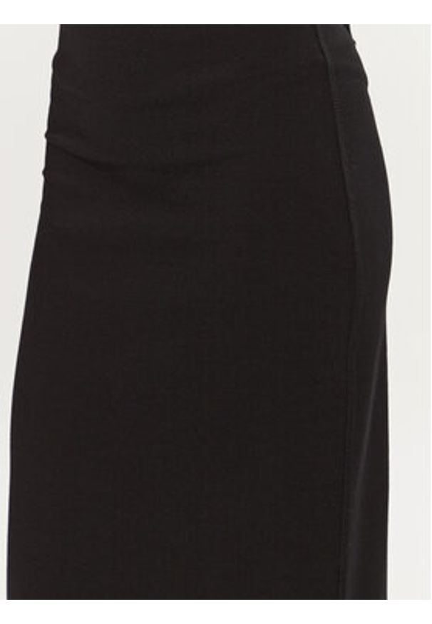 ViCOLO Spódnica midi TS0133 Czarny Regular Fit. Kolor: czarny. Materiał: syntetyk