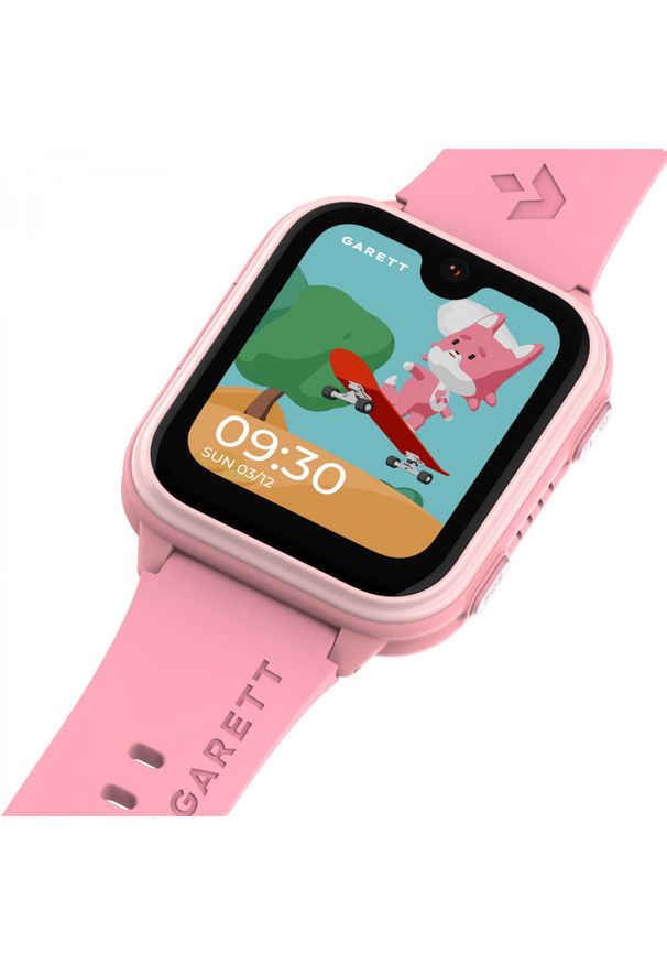 GARETT - Garett Kids Vibe 4G różowy. Rodzaj zegarka: smartwatch. Kolor: różowy. Styl: młodzieżowy, casual